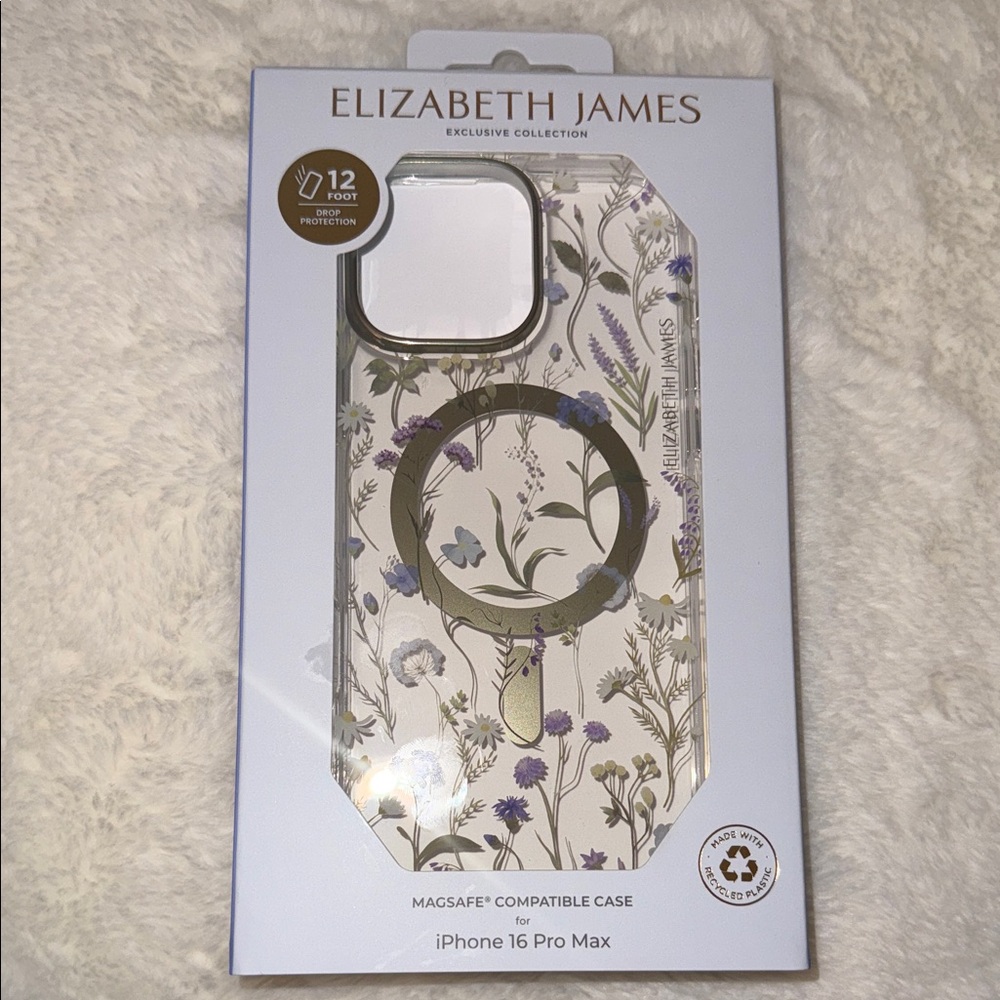 Elizabeth and James Botanical iPhone 16 Pro Max Case - Cream